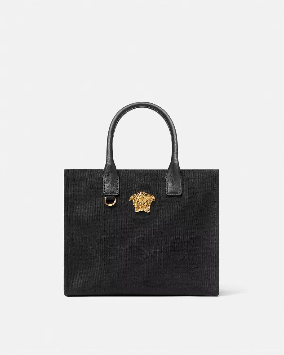 VERSACE La Medusa Canvas Small Tote Bag