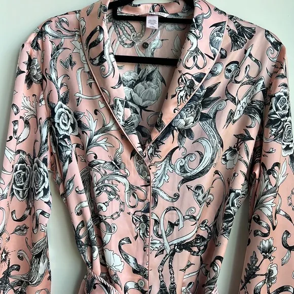 Victoria’s Secret Floral Tassel Robe