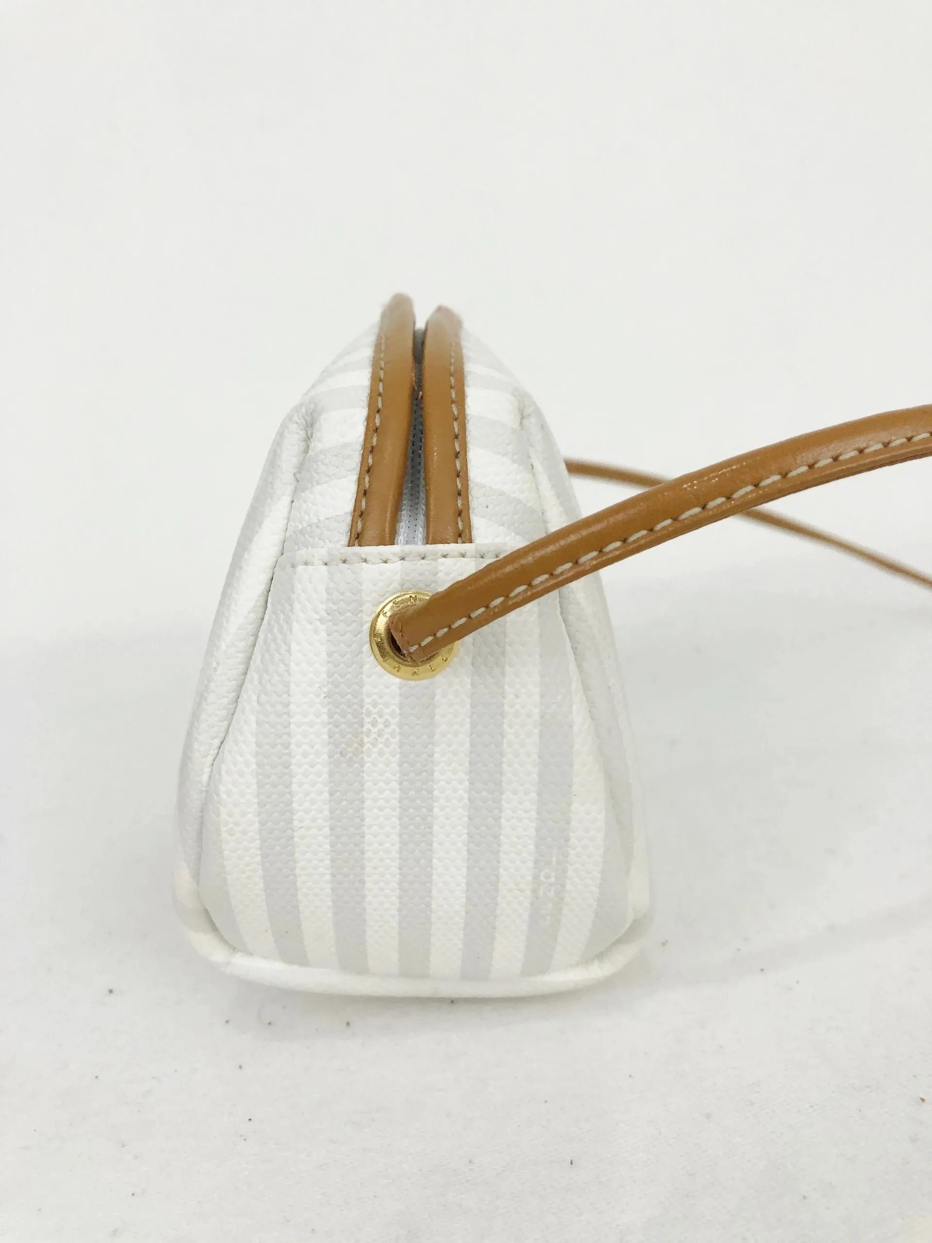 Vintage Fendi Pequin Crossbody Bag