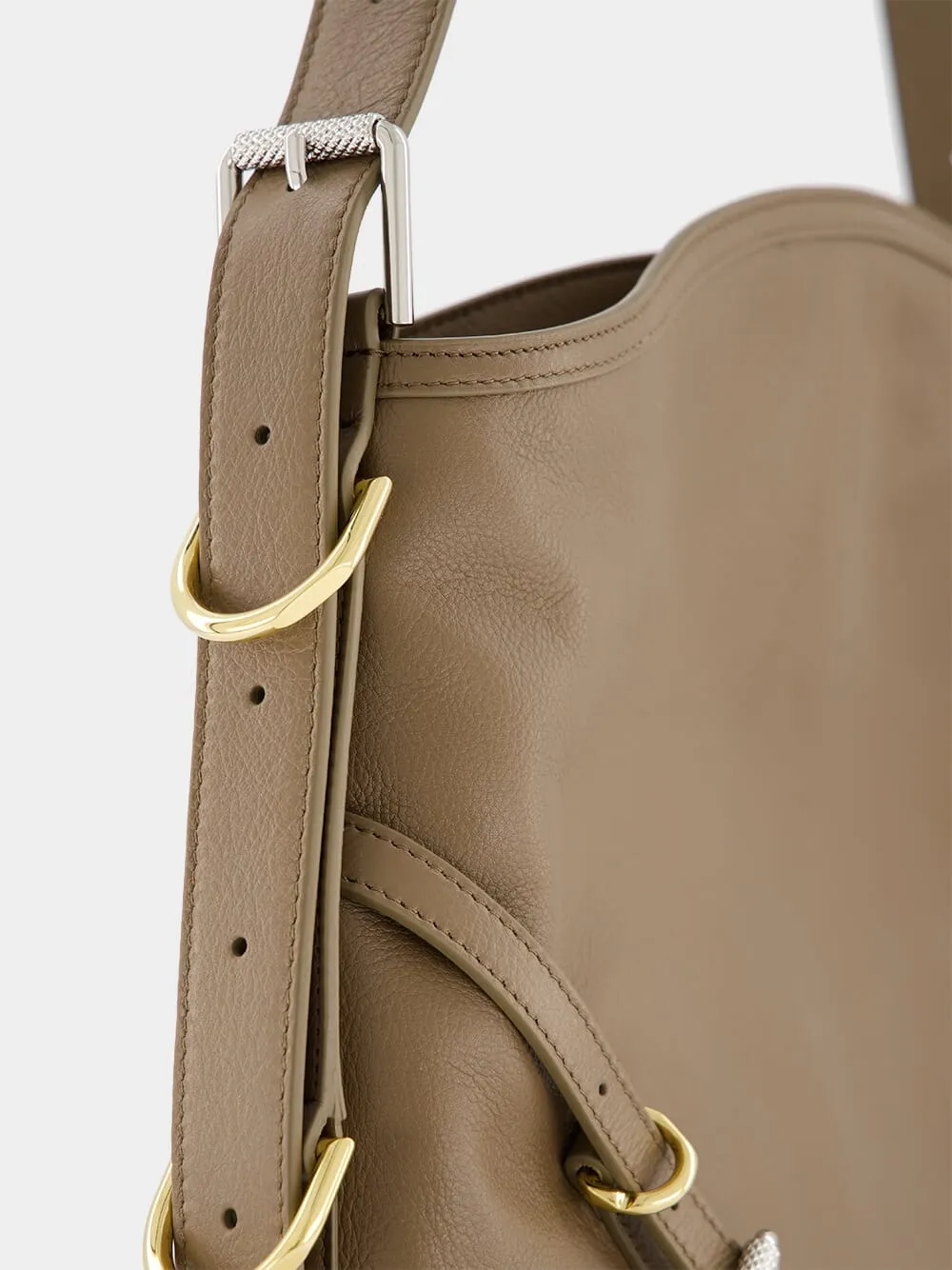 Voyou Medium Leather Shoulder Bag