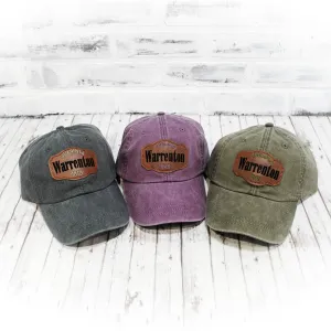 Warrenton VIRGINIA Vintage Wash Cap