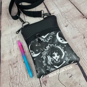 Wednesday Faux Leather Crossbody Phone Bag