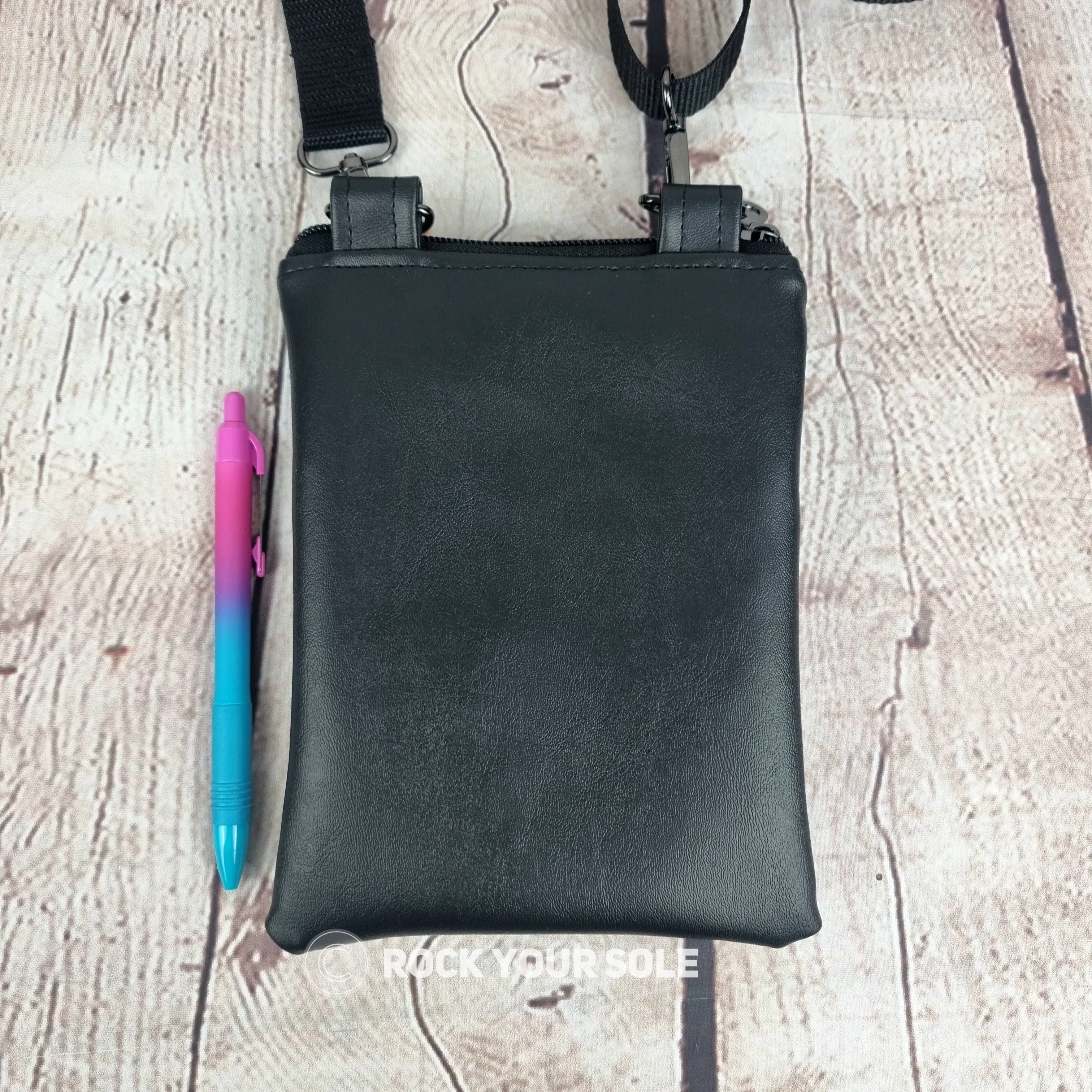 Wednesday Faux Leather Crossbody Phone Bag