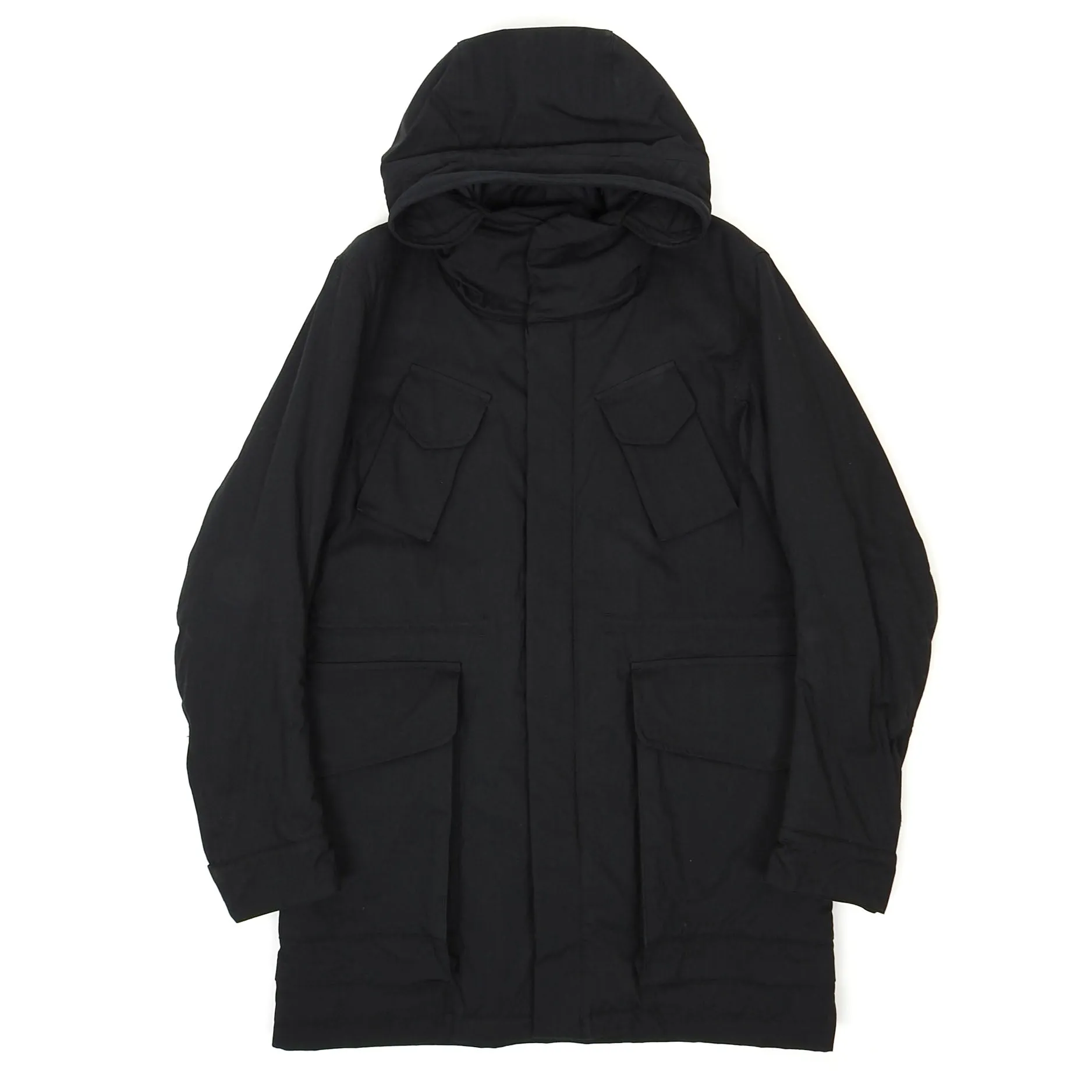 Wings   Horns Black Hooded Coat Size Medium
