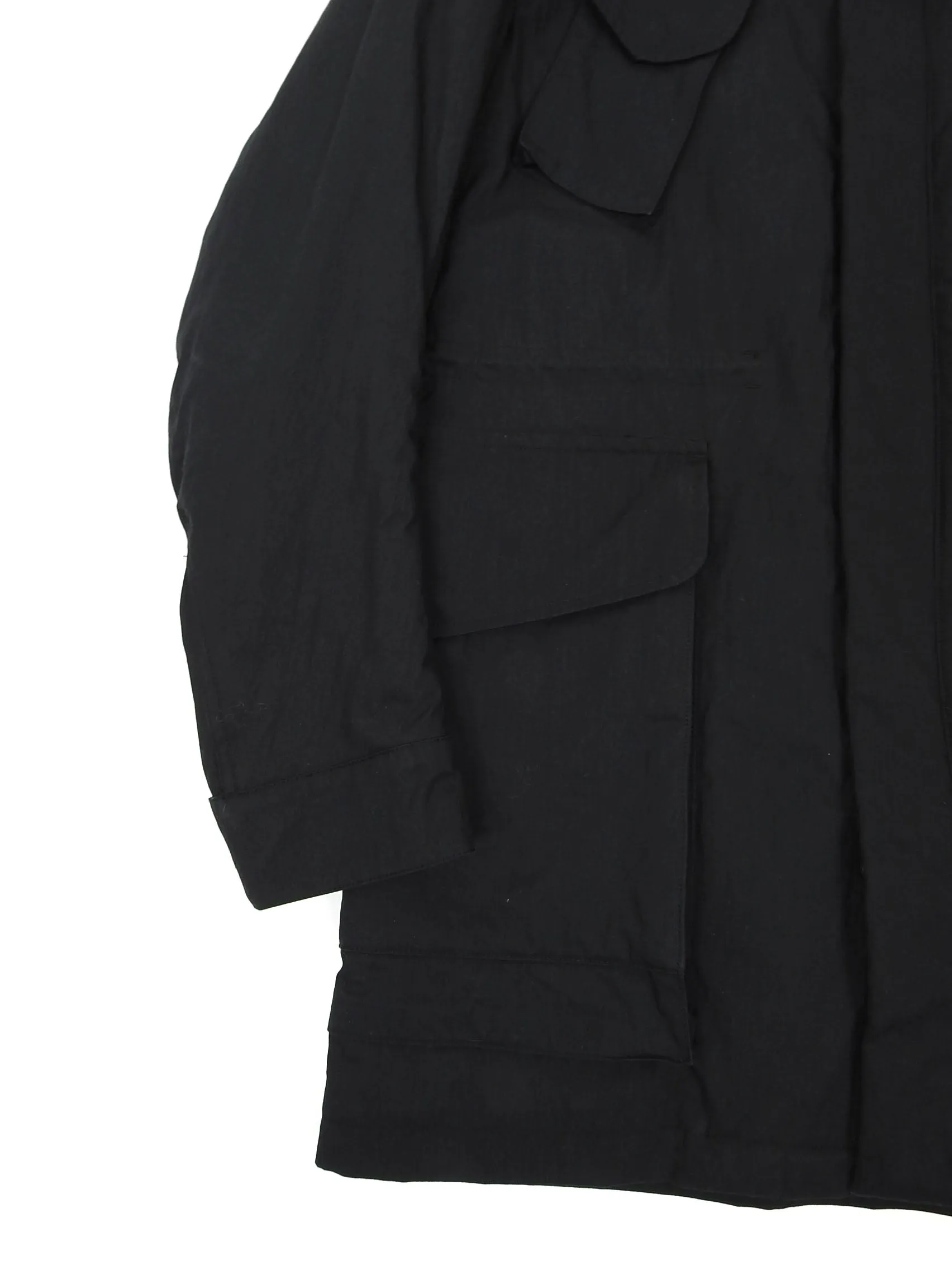 Wings   Horns Black Hooded Coat Size Medium