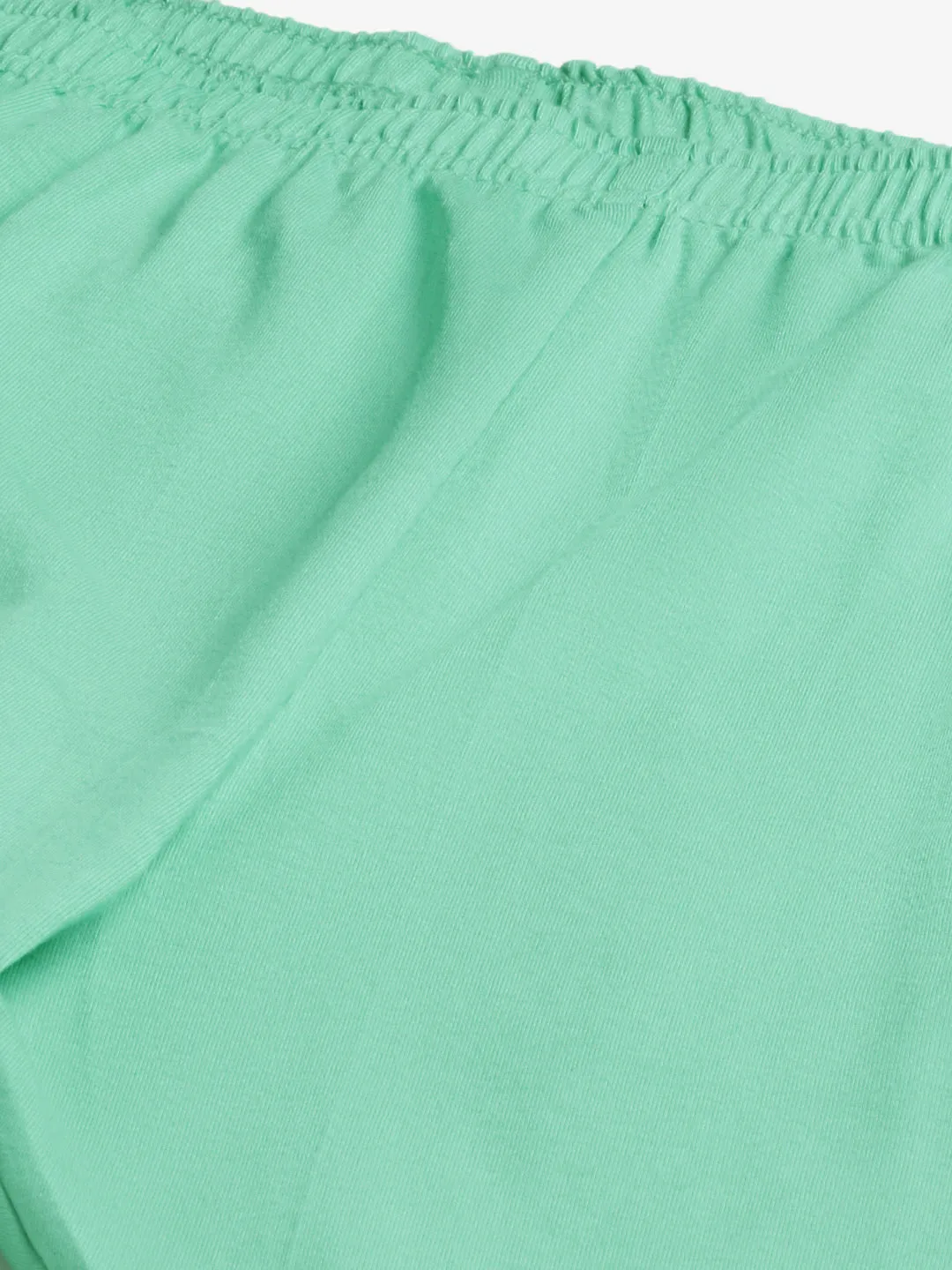Women Pista Green Ankle-Length Leggings