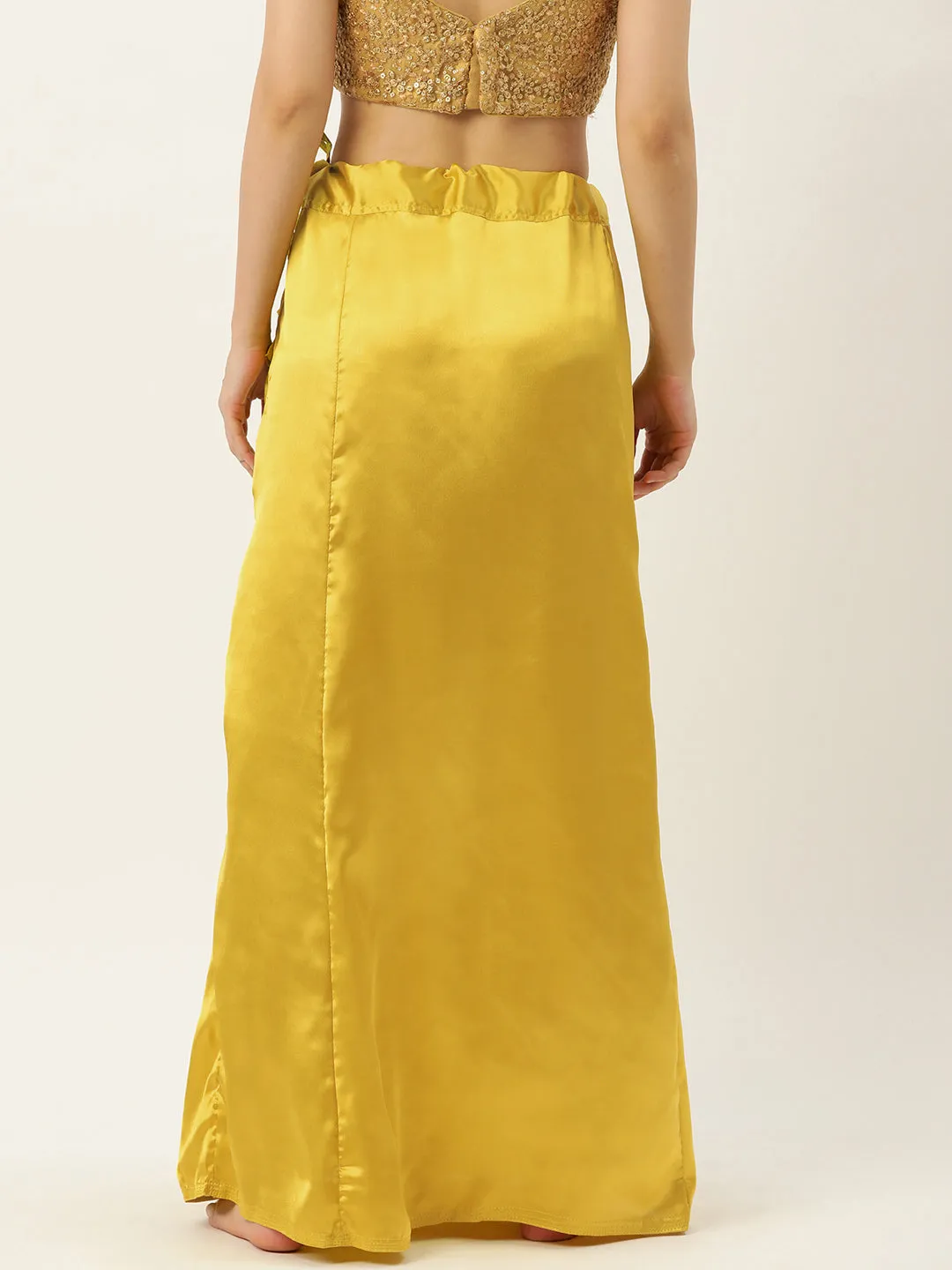 Women Saree Petticoat / Flared Shaper - Maize