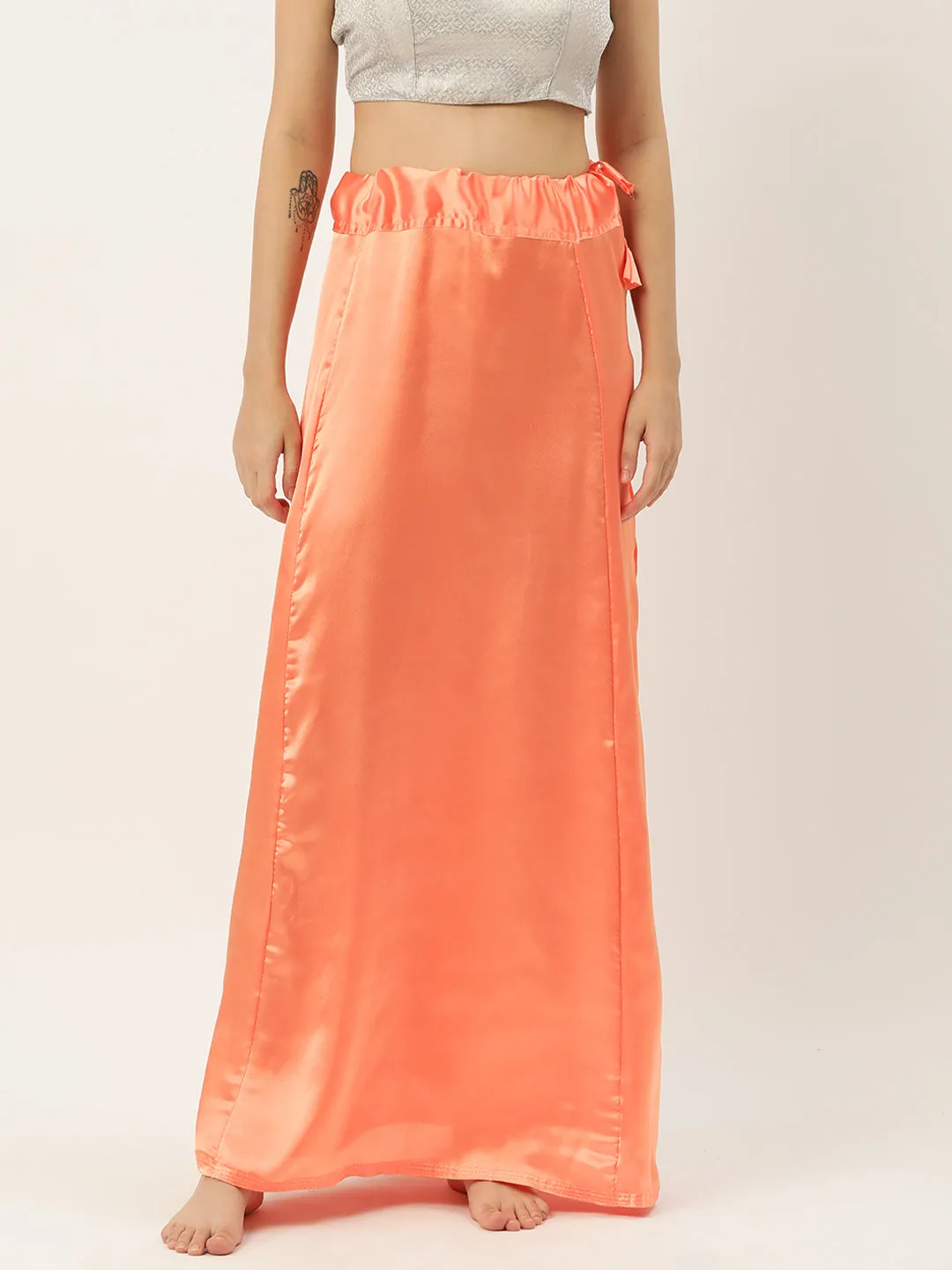Women Saree Petticoat / Flared Shaper - Peach