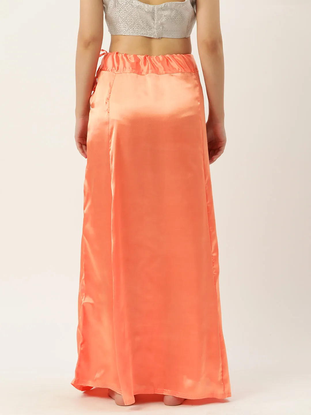 Women Saree Petticoat / Flared Shaper - Peach