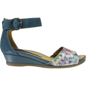Women's Earth Hera Blue Printed Leather