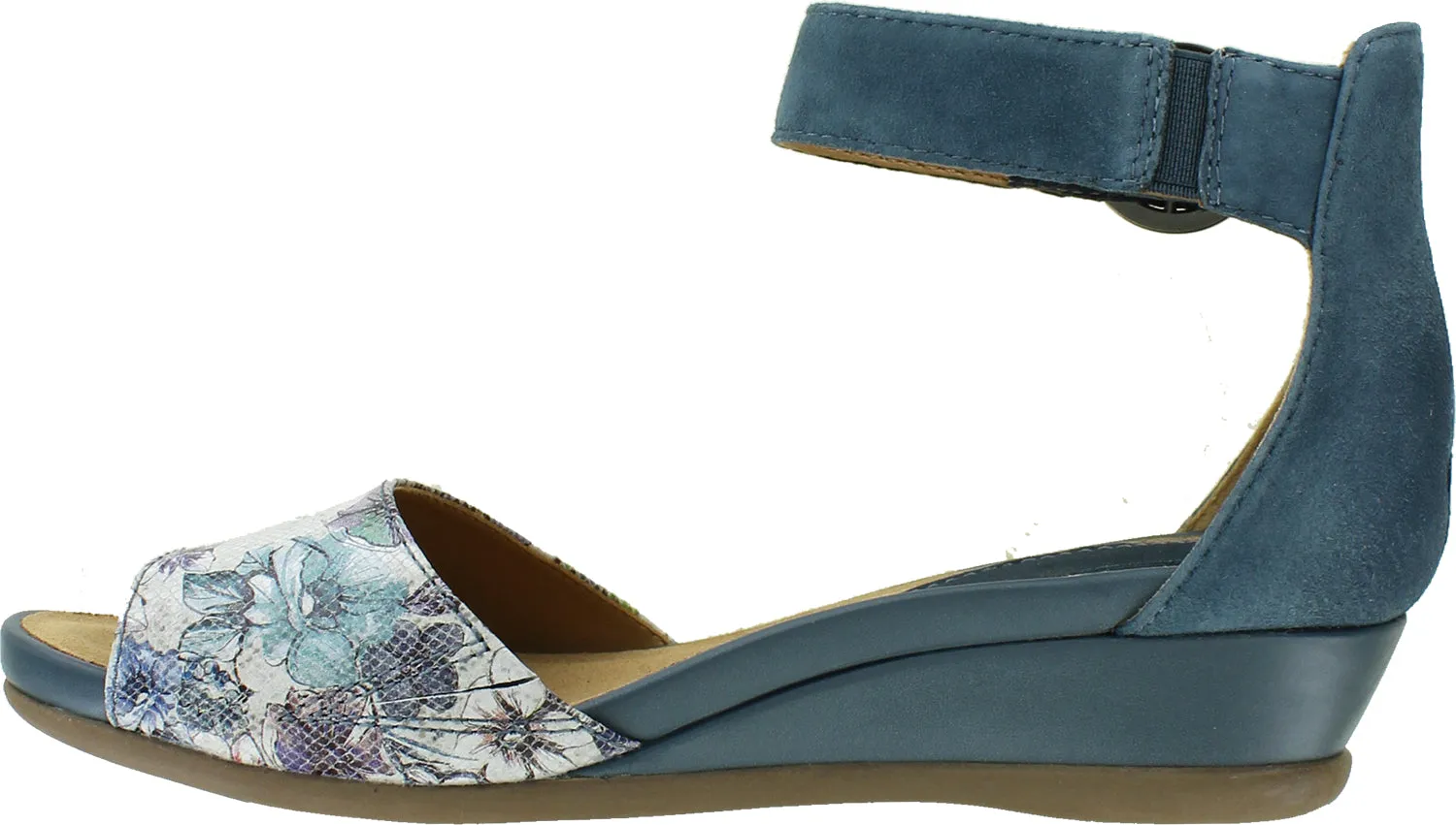 Women's Earth Hera Blue Printed Leather