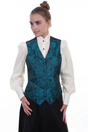 Women's Old West Vest Collection: Rangewear Paisley Print