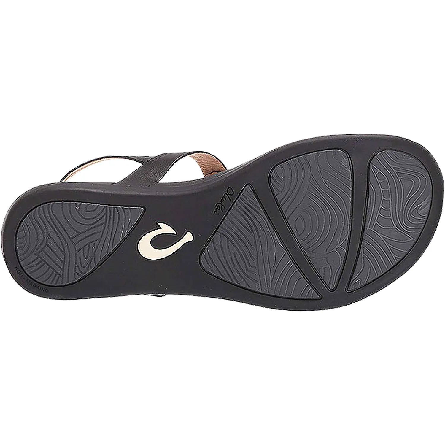 Women's OluKai Ekekeu Black Leather
