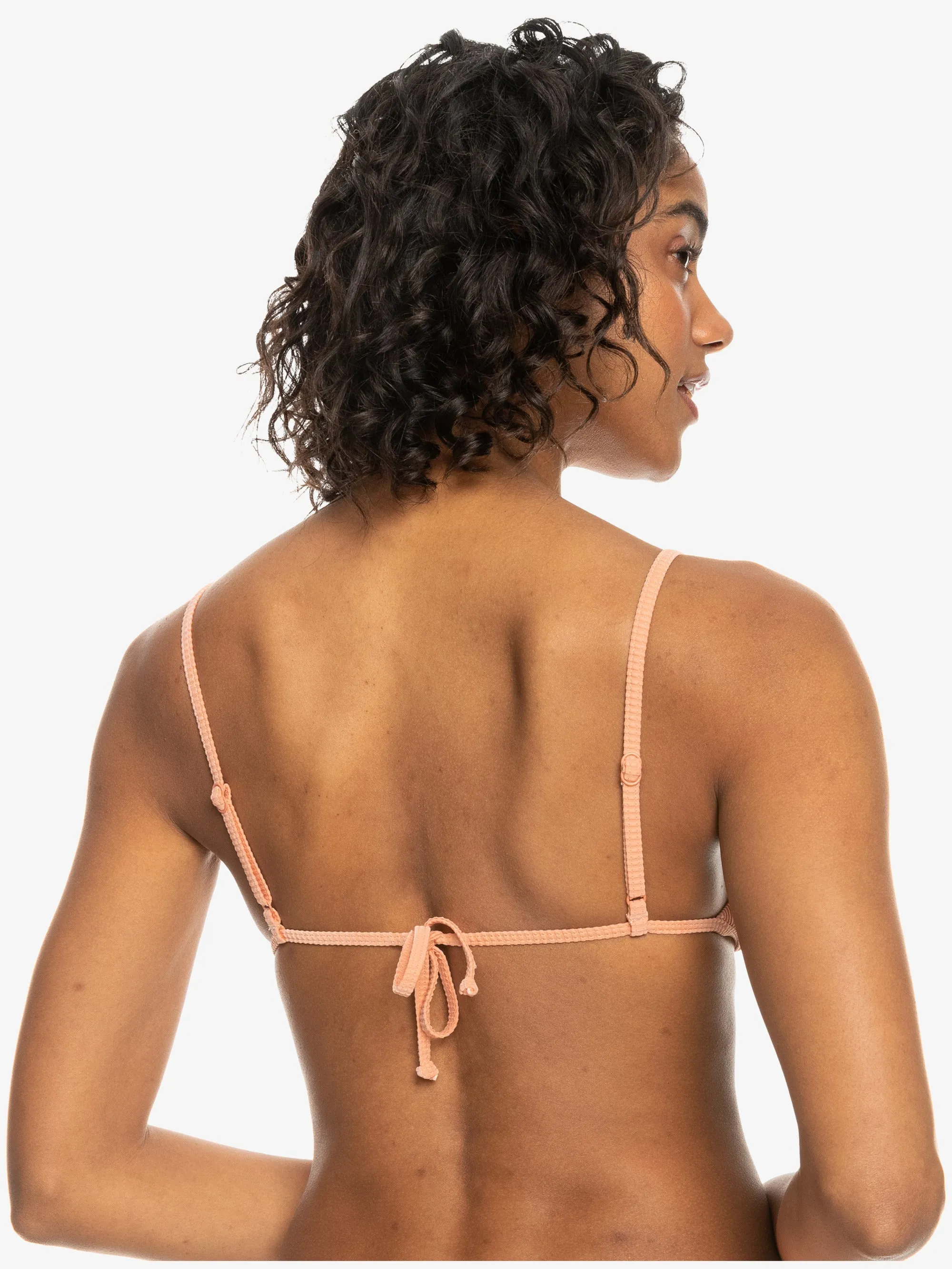 Womens Rib Roxy Love The Quiver Tri Bikini Top