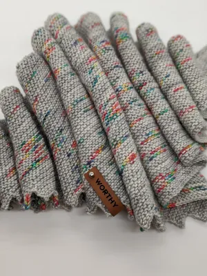 Worthy no-sew leatherette tag