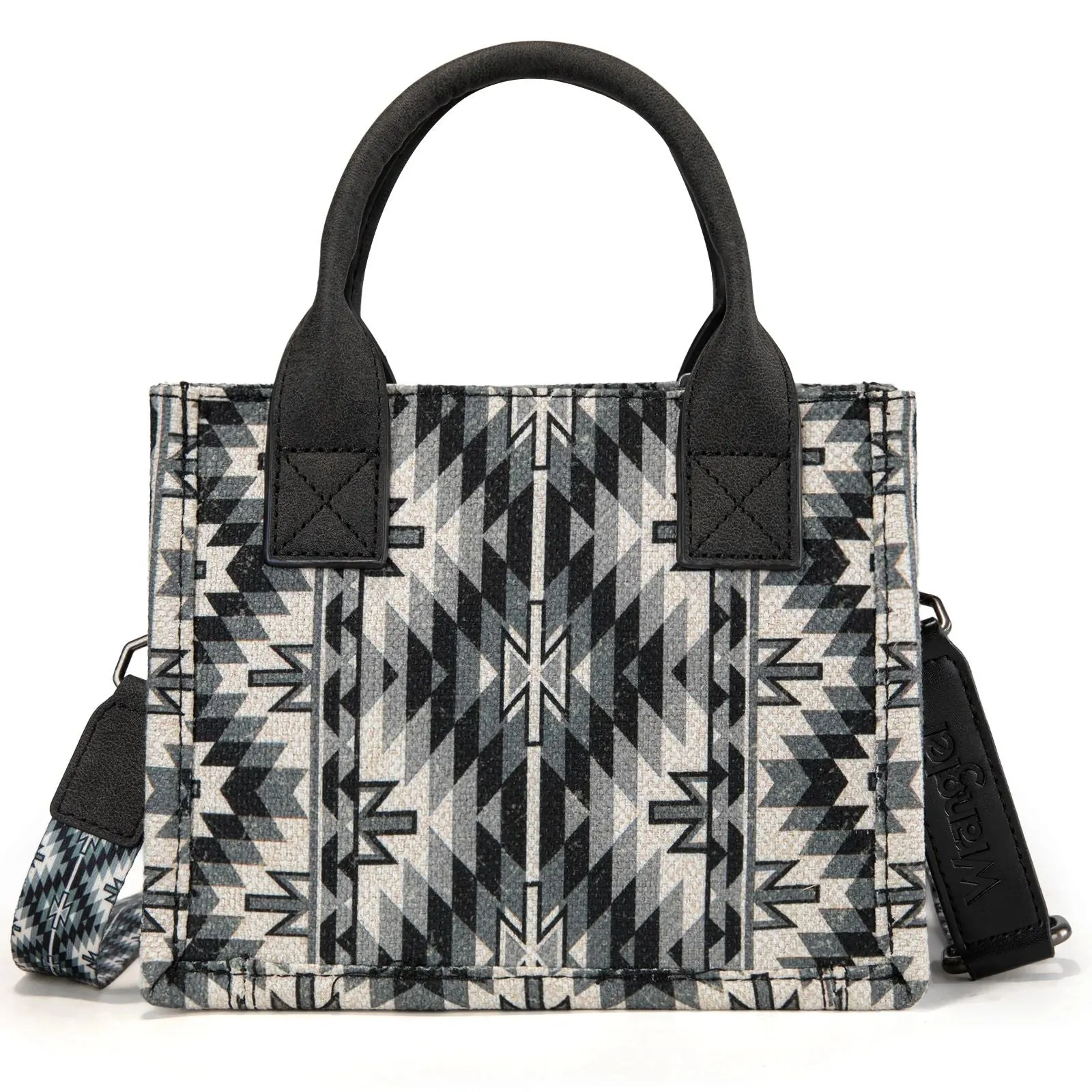 Wrangler MINI Southwestern Pattern Dual Sided Print Tote or Crossbody