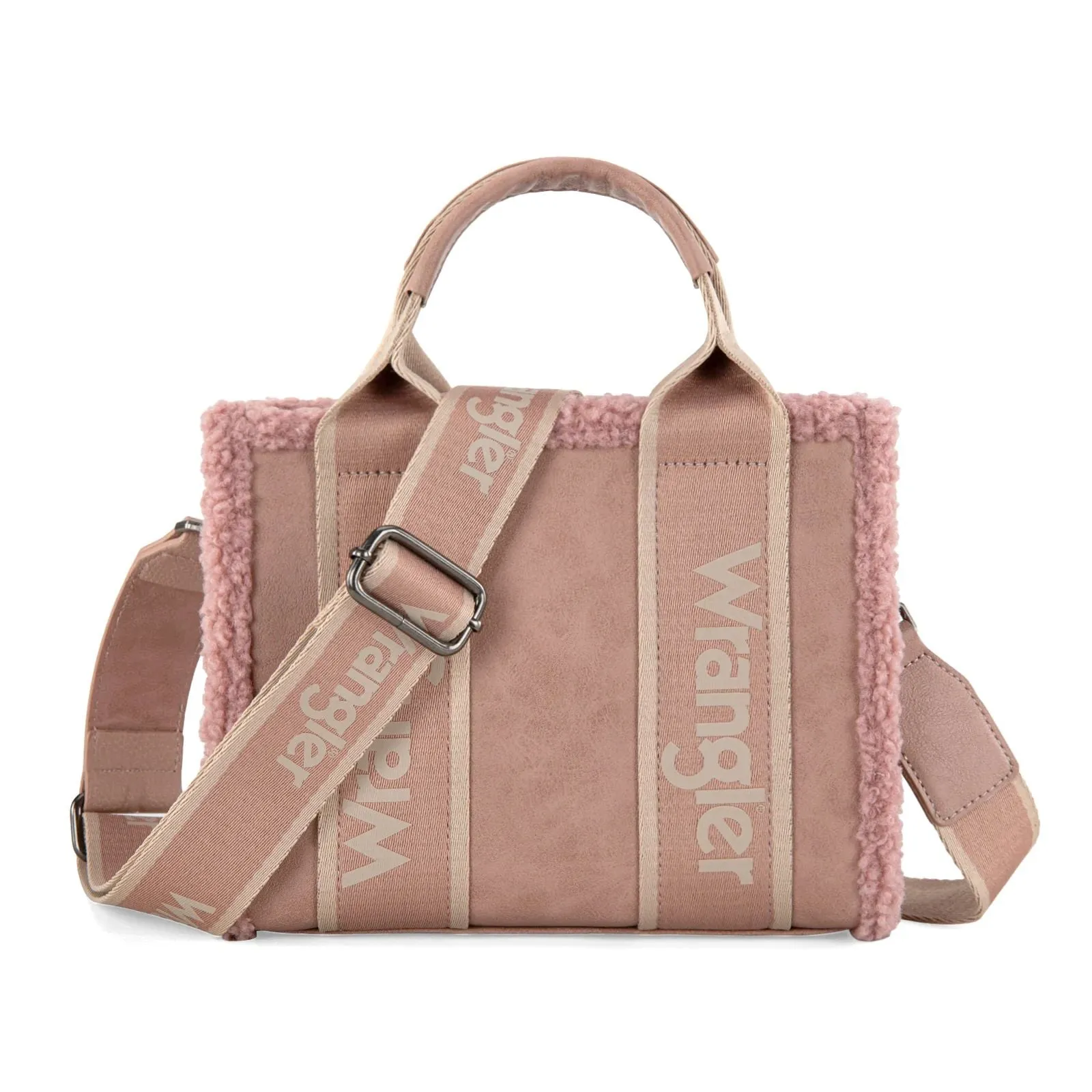 Wrangler Sherpa Mini Canvas Crossbody