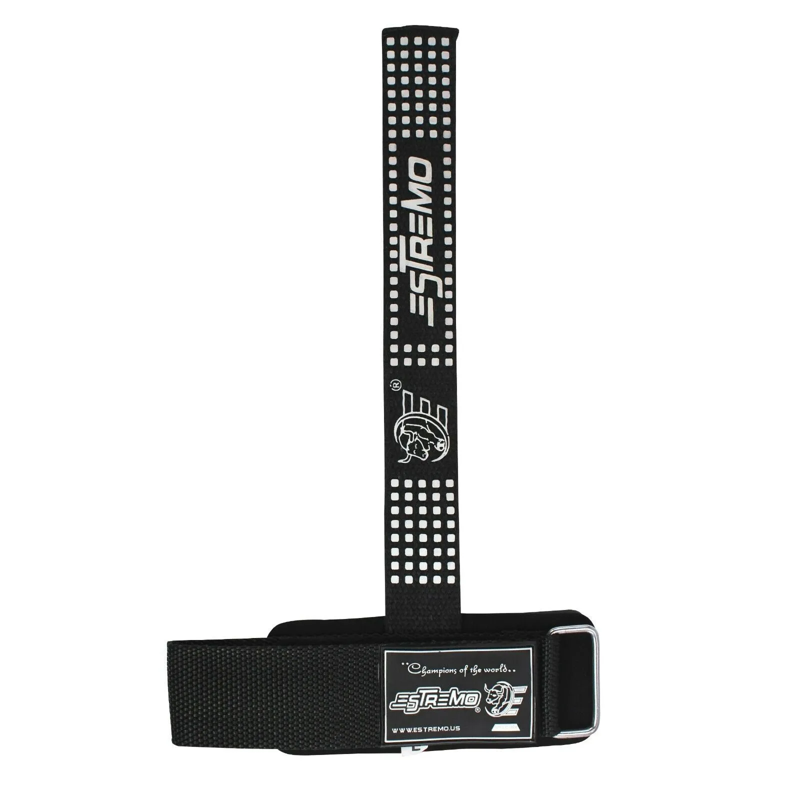 Wrist Support Bar Lifting Straps - Black