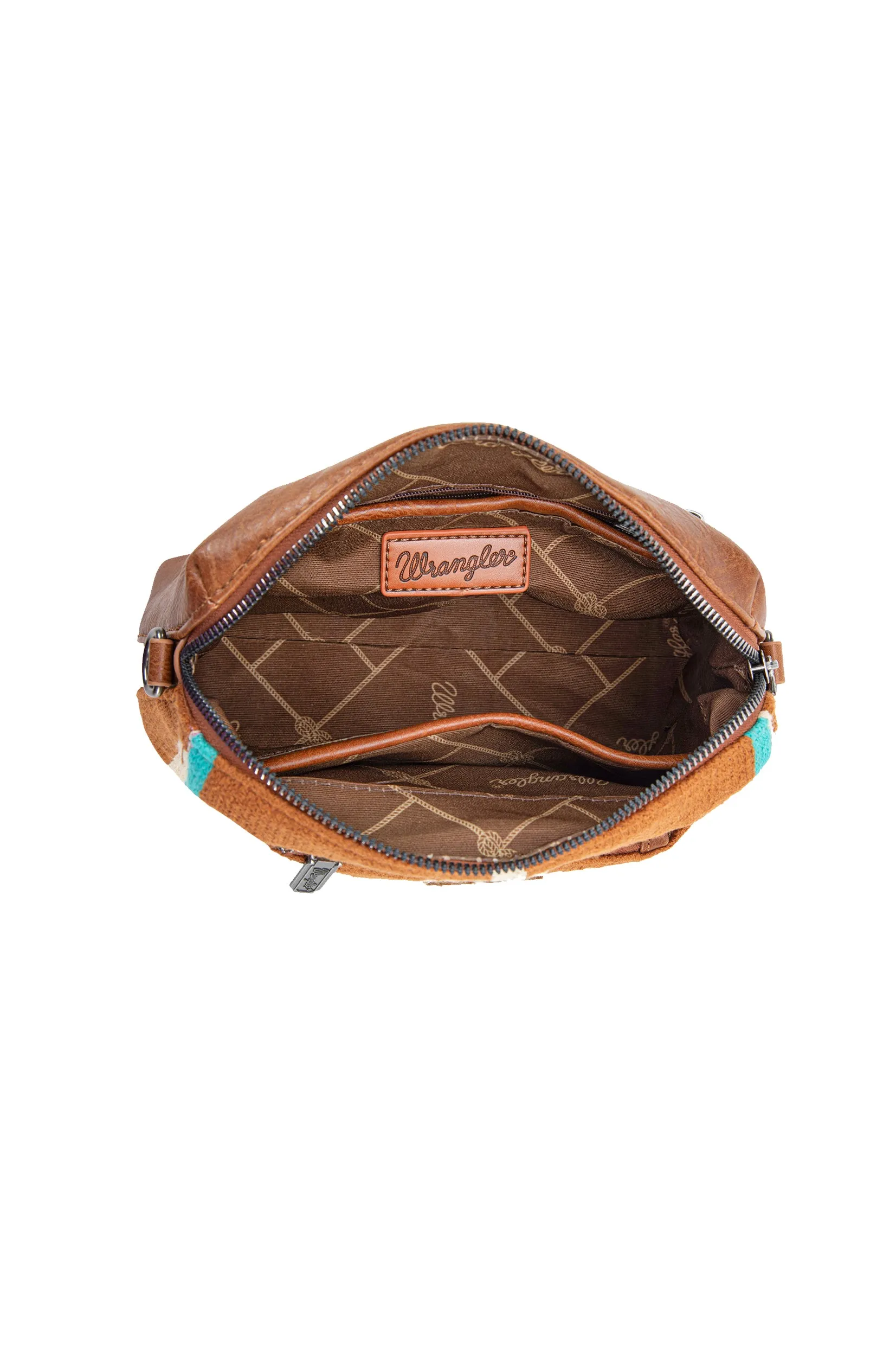 X5W2993BG Wrangler Maya Aztec Crossbody bag Tan