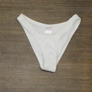 Xhilaration Womens Ribbed Lined High Leg Bikini Swim Bottom White XS