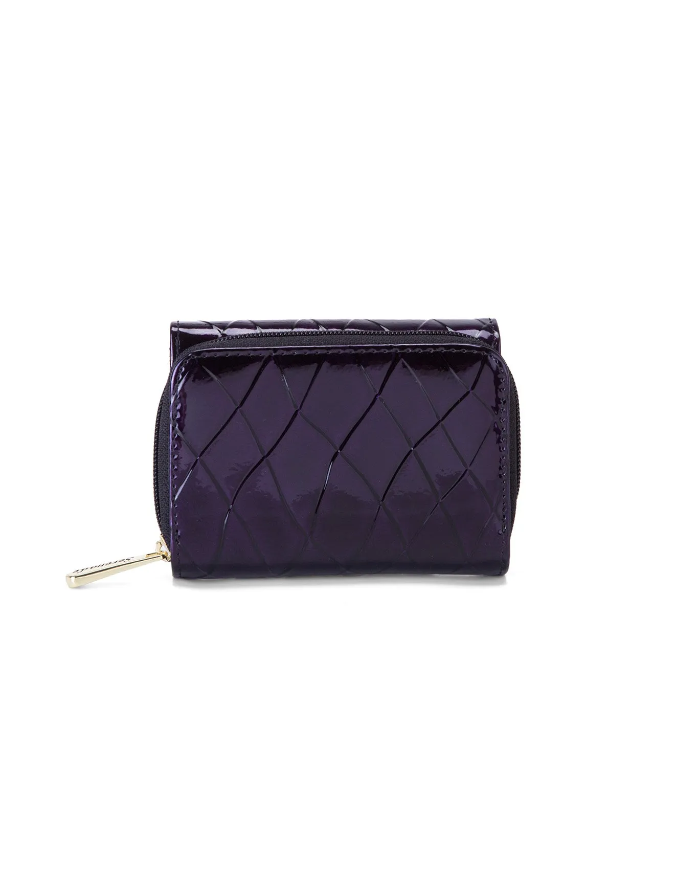 YOLANDA SML PATENT LEATHER WALLET WITH RFID-WSF2703- NEW IN