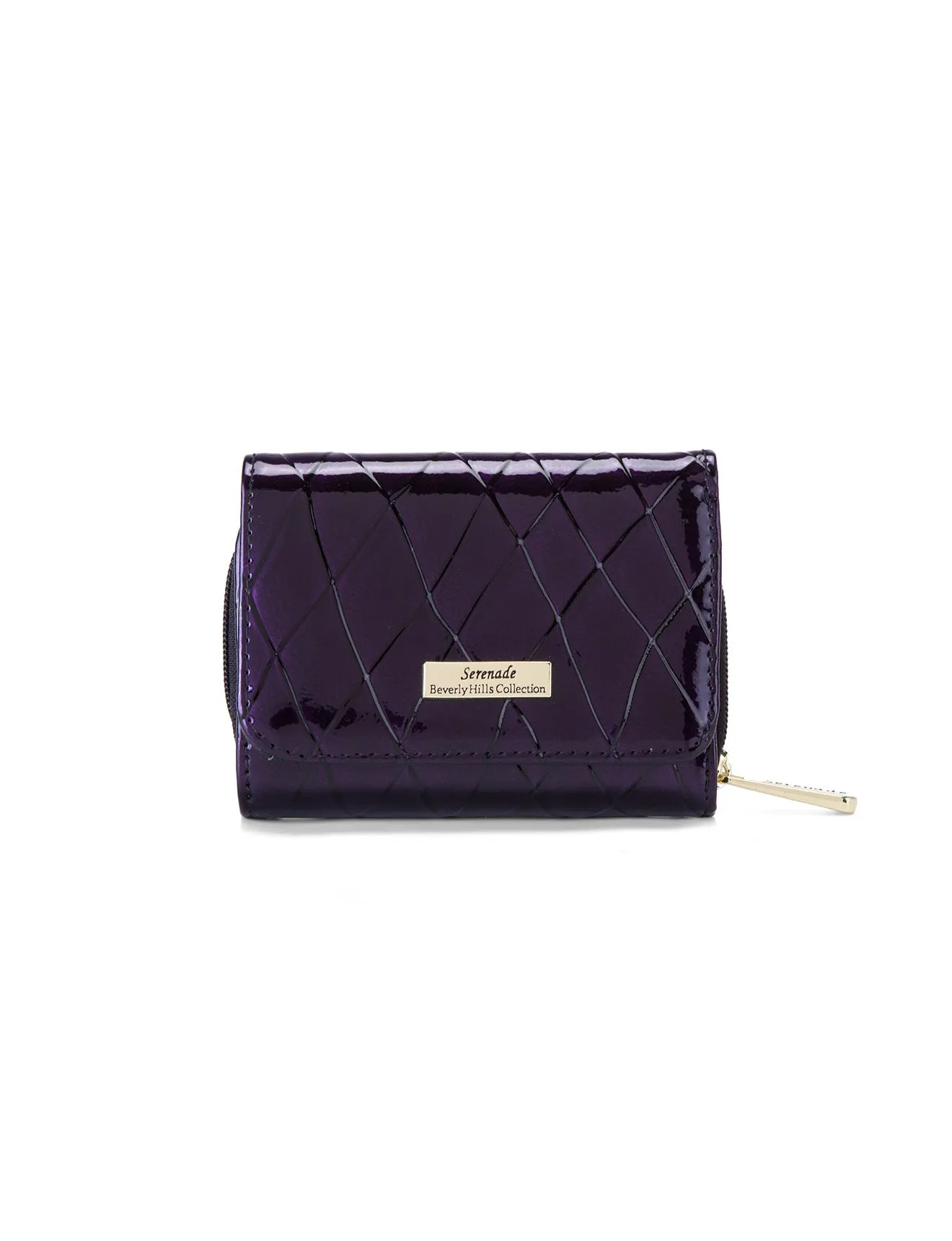 YOLANDA SML PATENT LEATHER WALLET WITH RFID-WSF2703- NEW IN