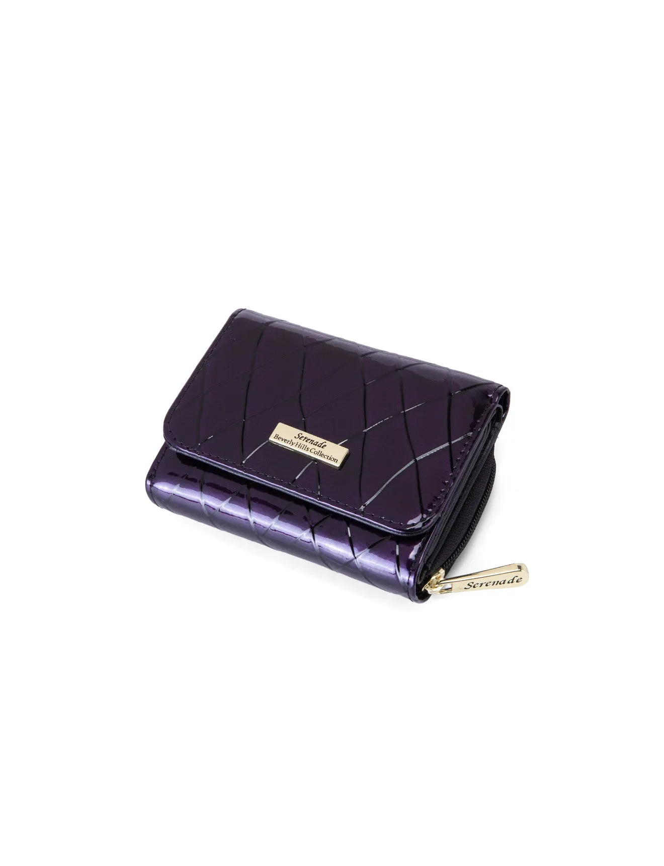 YOLANDA SML PATENT LEATHER WALLET WITH RFID-WSF2703- NEW IN