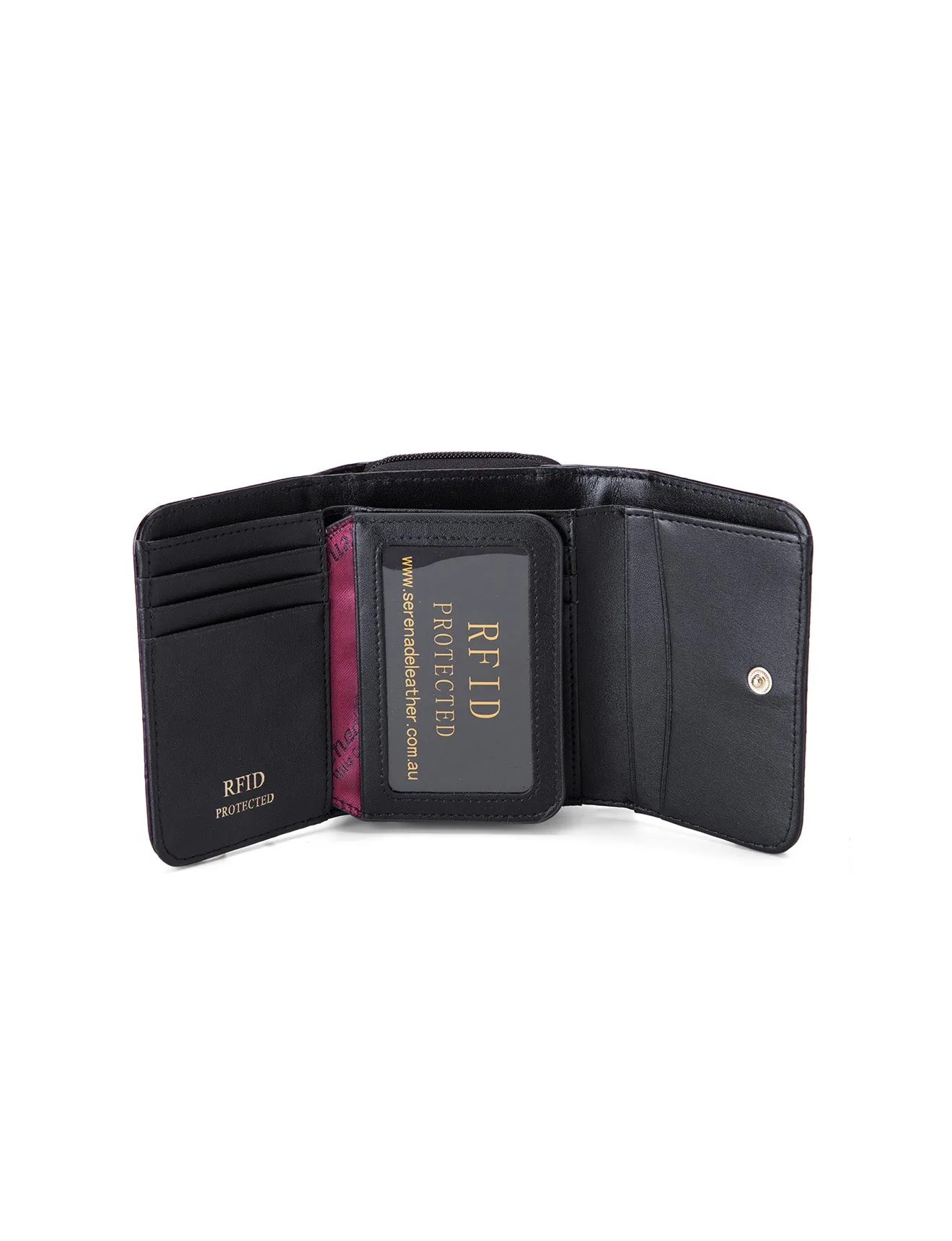YOLANDA SML PATENT LEATHER WALLET WITH RFID-WSF2703- NEW IN