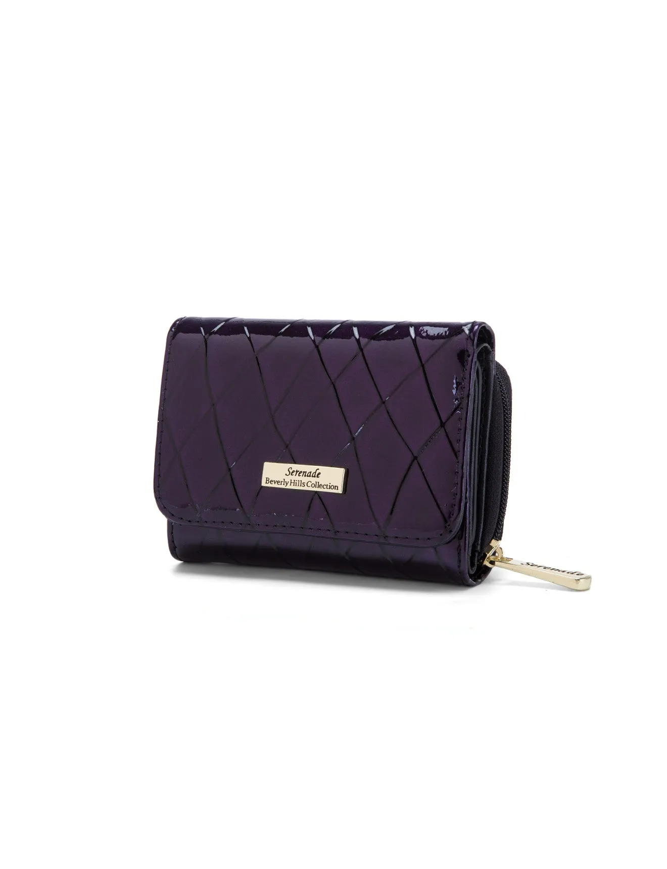 YOLANDA SML PATENT LEATHER WALLET WITH RFID-WSF2703- NEW IN