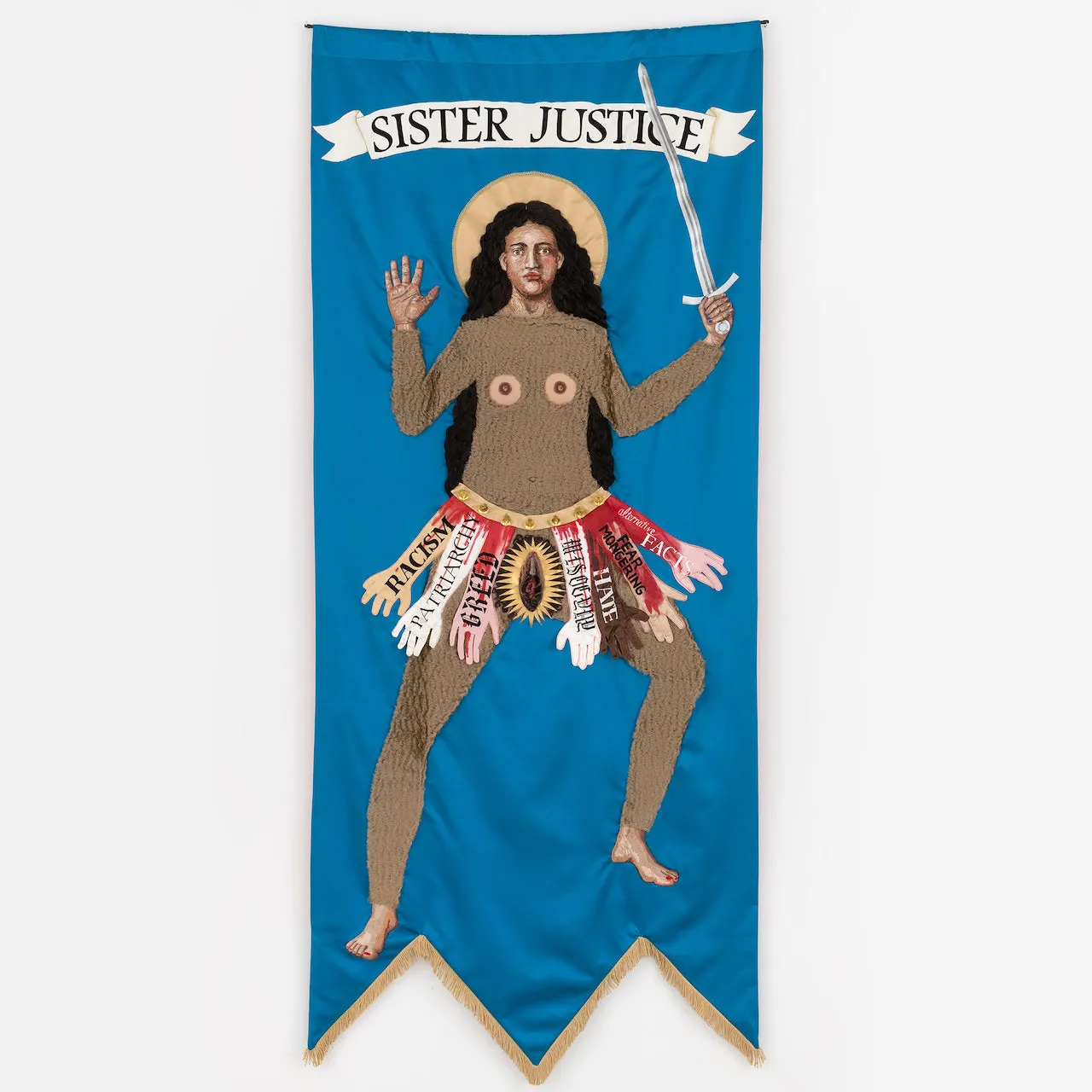 Yvette Molina, "Sister Justice Banner"
